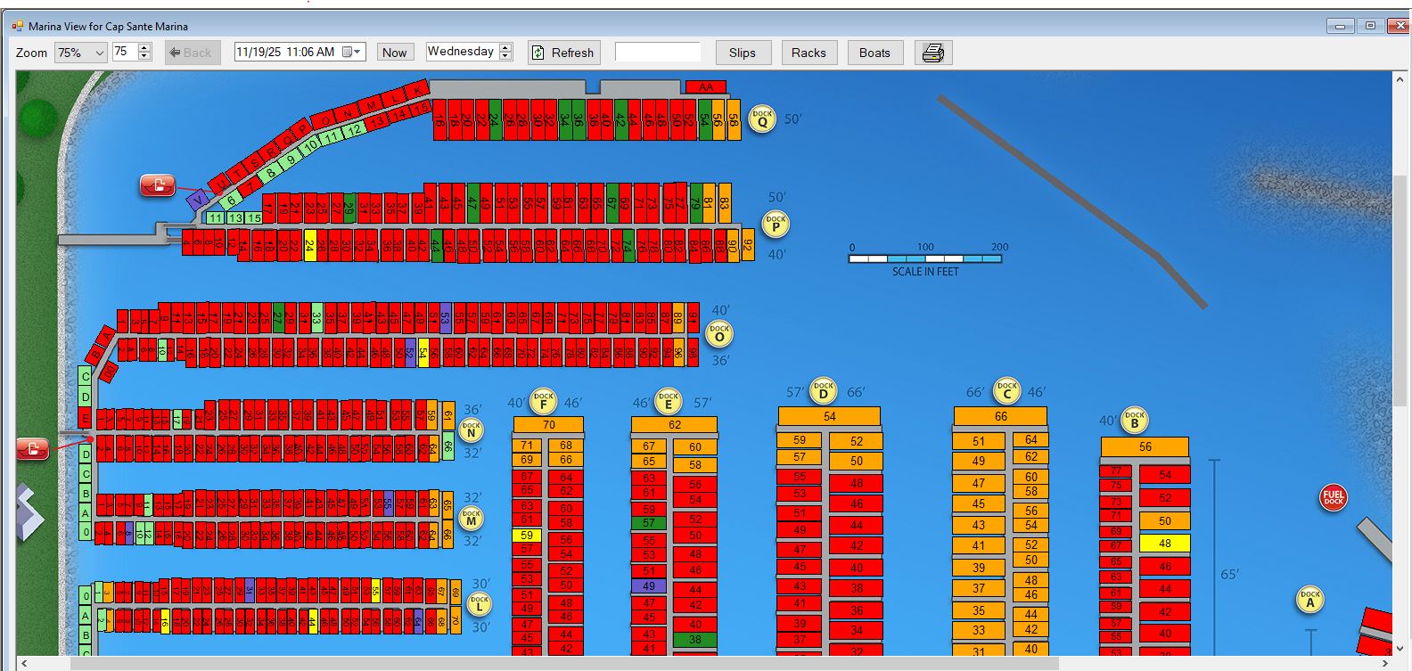 Graphical Marina View